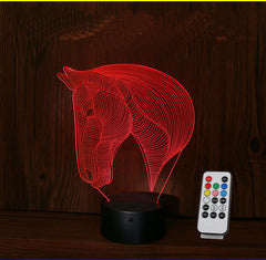 LED Night Light - Horse Head Design