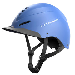 OutdoorMaster Equestrian Helmet Horse Riding Helmet with Sun Visor and Excellent Ventilation Adjustable Safe Helmet for Men Women & Youth