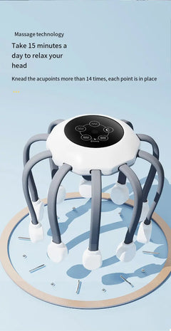 Electric Head Scalp Massager for Relaxation and Circulation