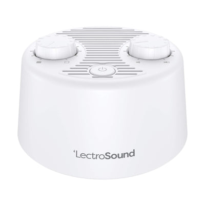 Adaptive Sound Technologies LectroSound Noise Machine for Sleep and Relaxation With Power Adapter White