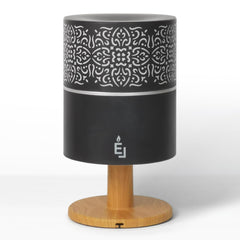 Earnest Living Essential Oil Diffuser Classic Lamp Diffuser 260ml Timers Night Lights and Auto Off Function Home Office Humidifier Aromatherapy Diffusers for Essential Oils Black