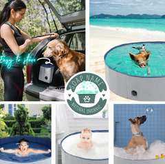 Foldable Pet Pool | Splash & Cool | Dogs & Cats | 120cm & 160cm