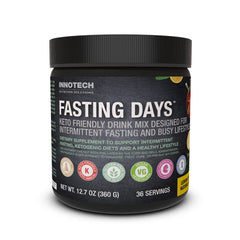 INNOTECH Nutrition: Fasting Days Intermittent Fasting Drink Mix - Lemon Iced Tea - 360 g with 42 Essential Ingredients