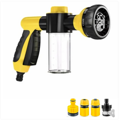 Premium Pet Spa Shower Sprayer | 8-Pattern High-Pressure Bath System