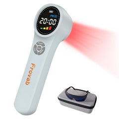 Frovab Cold Light Therapy Machine 4x980nm+4x810nm+16x660nm Red Light Therapy Device at Home Infra Red Light Therapy for Pain Hand Held Red Light Therapy Device for Elbows Knees Shoulders Hands